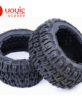 若凡KM赛亚Baja 5B 后轮 三代 荒地胎皮HPI 95191