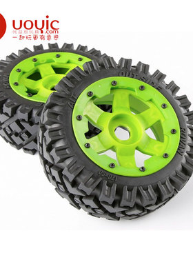 优益思赛亚KM若凡HPI Baja 5B 前轮 尼龙 全地形胎总成 95117