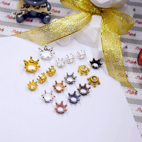 小皇冠DIY水晶滴胶石膏饰品装饰