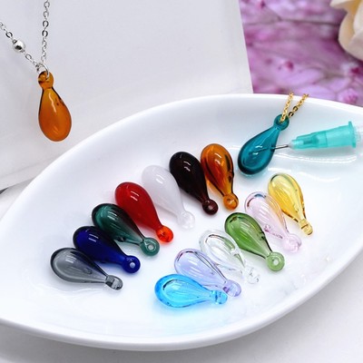 人鱼之泪香薰精油琉璃吊坠