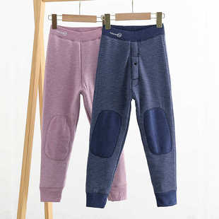 陆陆福儿童保暖裤三层加厚护膝棉裤冬季男童女童打底秋裤线裤内穿