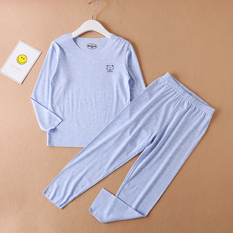 夏季儿童莫代尔内衣超薄睡衣套装