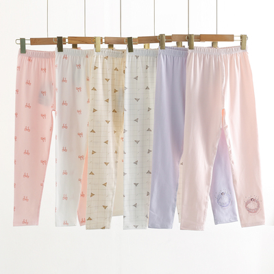 两条装儿童高端纯棉秋裤男童线裤