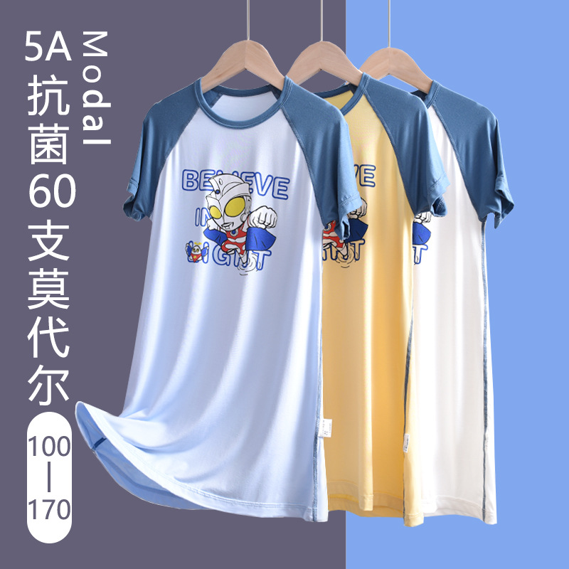 男童睡袍莫代尔割包皮手术睡衣