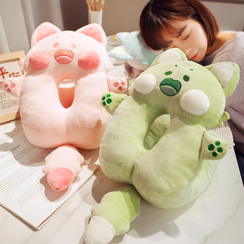 可爱嘟嘟喵抱枕午睡枕