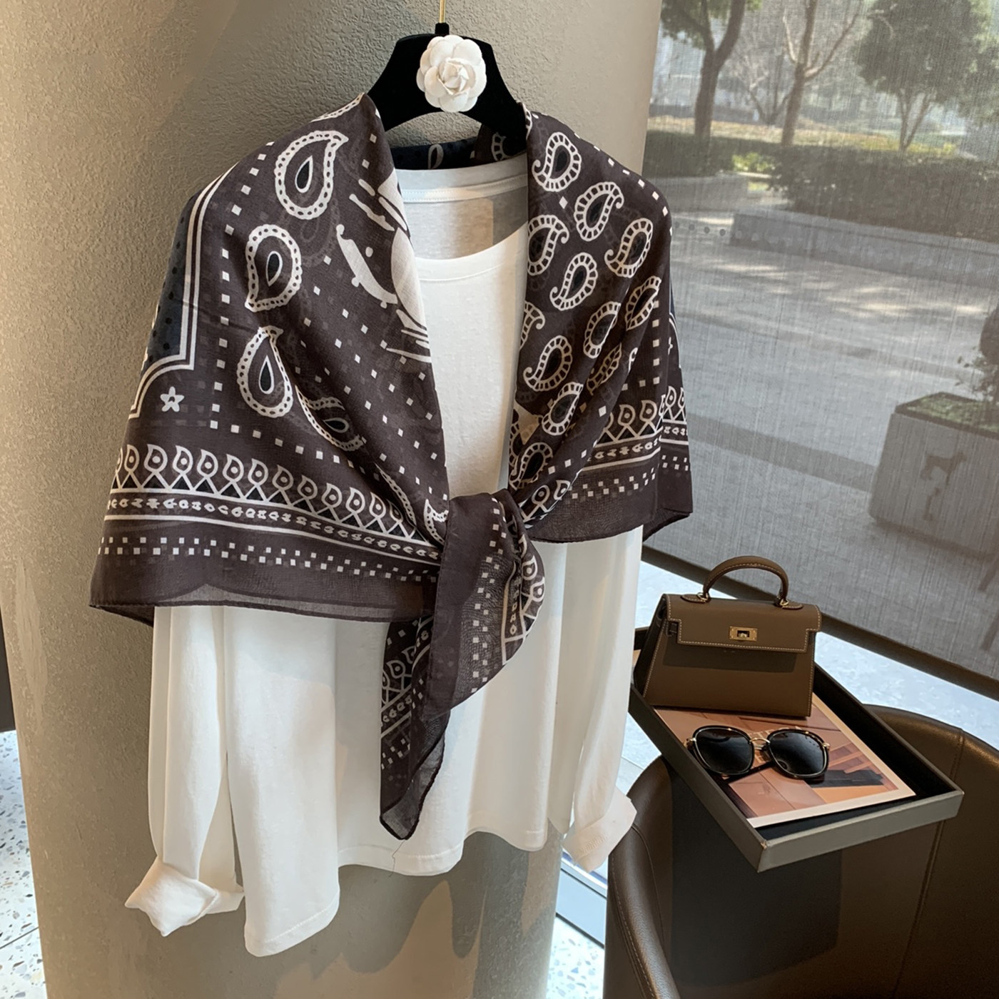 民族风腰果棉麻手感大方巾丝巾女春秋气质配衬衫西装领巾绑腰围巾,服饰配件/皮带/帽子/围巾,围巾/丝巾/披肩,淘宝优惠券,粉丝福利购,淘宝优惠卷