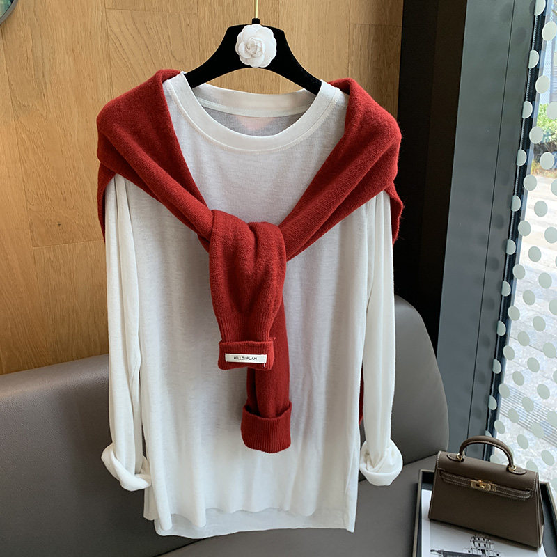 小众袖子披肩纯色毛线安可拉红女春秋季外搭坎肩打结洋气披肩空调,服饰配件/皮带/帽子/围巾,围巾/丝巾/披肩,淘宝优惠券,粉丝福利购,淘宝优惠卷