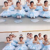 我有一个梦想儿童蓬蓬裙演出服幼儿园表演服女童芭蕾舞蹈公主纱裙