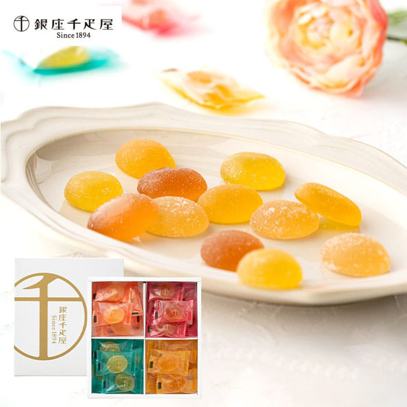 日本白桃草莓哈密瓜橙子味糖果
