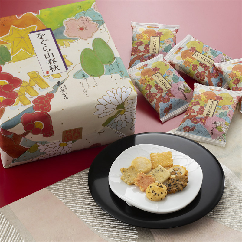 日本直邮零食小仓山庄日式仙贝脆米菓煎饼菓子礼盒答谢礼物