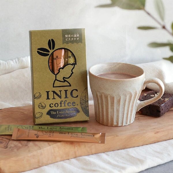 日本直邮INIC coffee Luxe Aroma 奢香开心果口味速溶咖啡6杯份