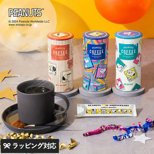 日本直邮INIC coffee PEANUTS史努比 年代划分的拼配速溶黑咖啡