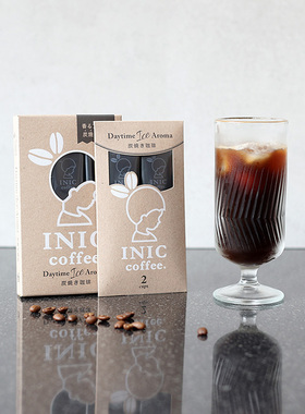日本直邮  INIC coffee 碳烤速溶咖啡 Daytime Ice Aroma 6条/盒