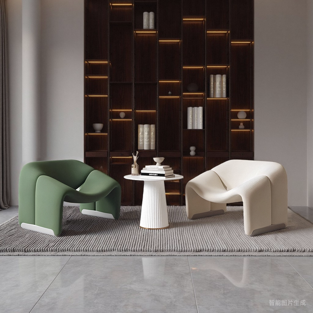 单人沙发客厅阳台休闲躺椅卧室网红懒人沙发休息区洽谈桌椅组合,住宅家具,沙发椅,淘宝优惠券,粉丝福利购,淘宝优惠卷