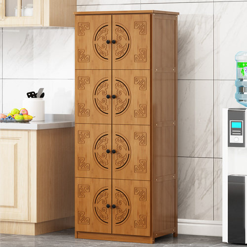 楠竹衣橱家用卧室实木储物柜小型