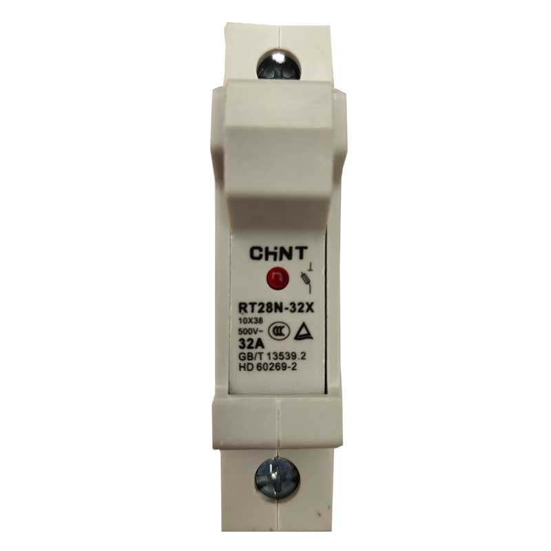 正泰熔断器rt28n-32x带有指示灯单底座1p2p3p圆筒帽芯子10a配电箱