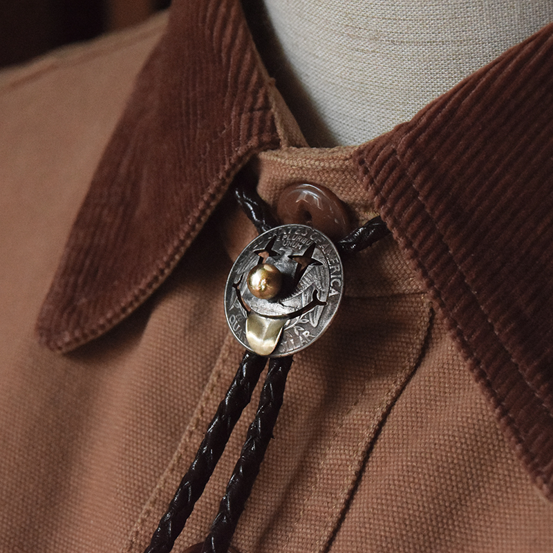 茄子原创【joker bolo tie】小丑波洛领带美式复古搭配咔叽领绳潮