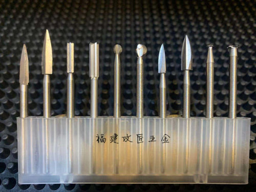 木雕宝剑刀电动雕刻工具镂空刻字划线钨钢牙机雕刻机3.0核雕刀头 - 封面