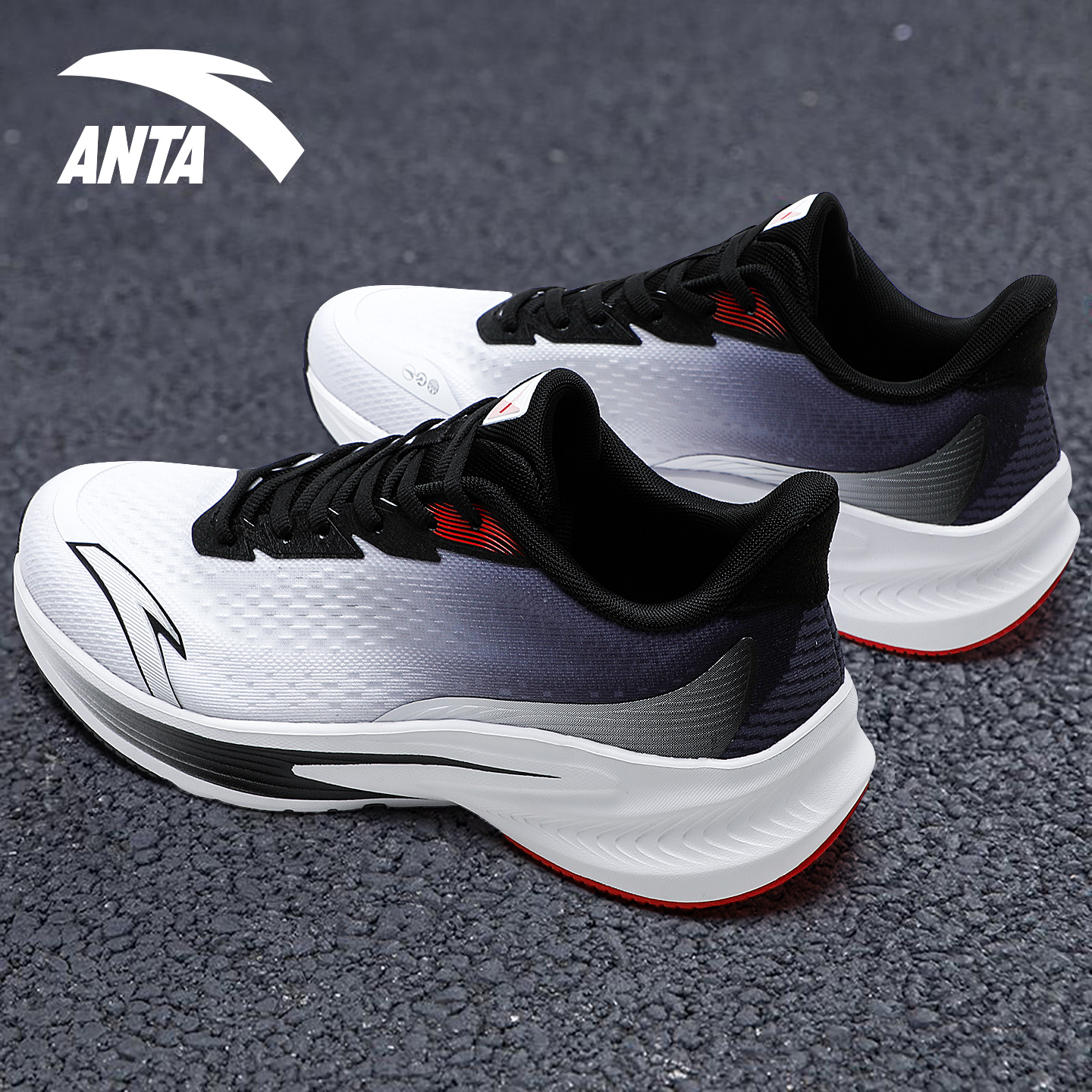 安踏毒刺7男鞋耐磨防滑跑步鞋子