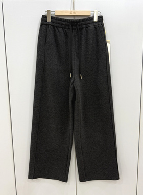 KDMZK17708 欧洲站25冬抽绳弯刀高腰显瘦茧型松弛感卫裤休闲裤女