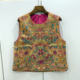 68861欧洲站2026早春圆领重工钉珠刺绣国风无袖 坎肩 马甲背心无袖