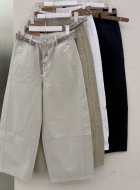 2026春款欧货HYFS JEANS红提子66158牛仔裤女高腰显瘦镰刀弯刀裤
