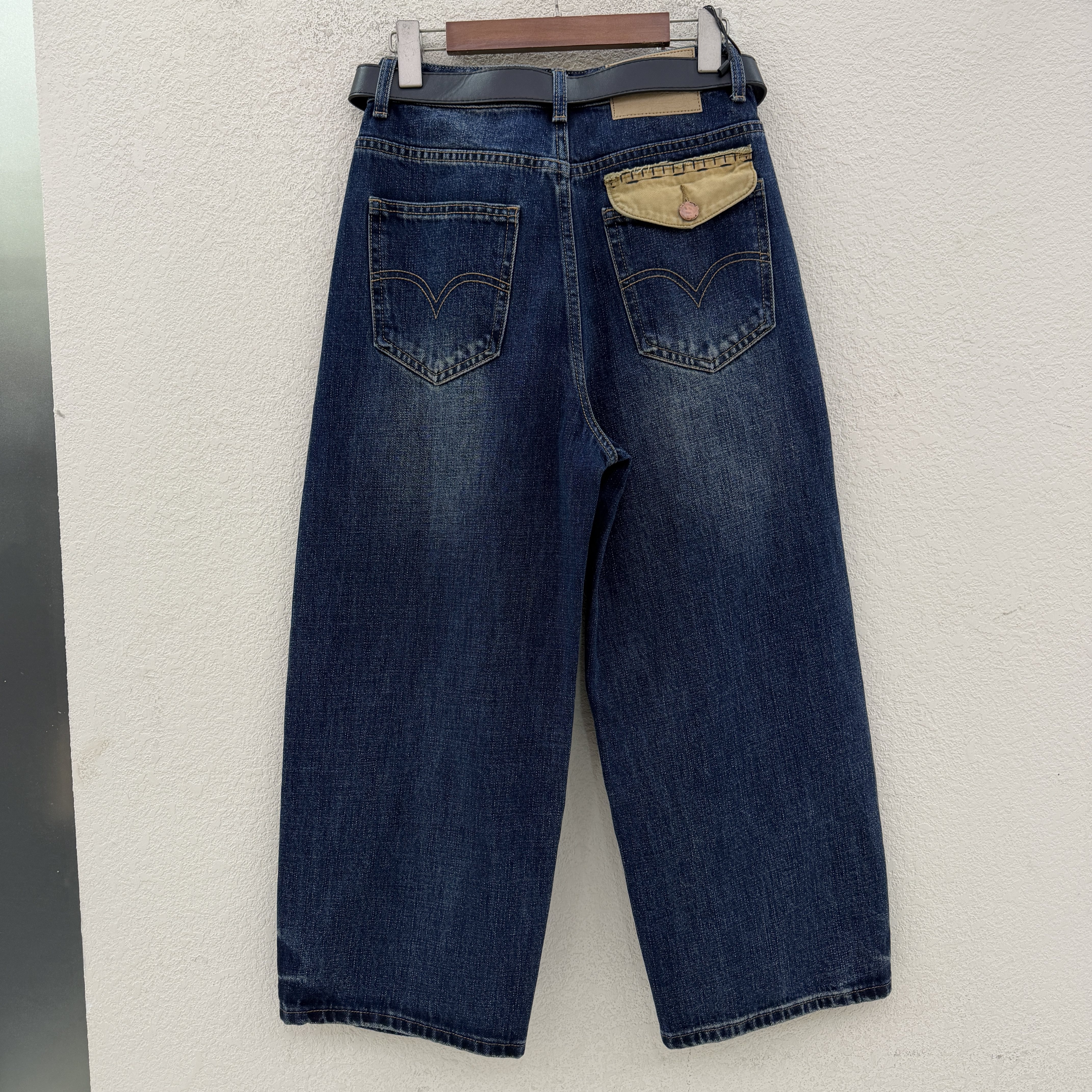 JEANS2026秋款佐拿 芭度玄风9761欧货九分无弹弯刀裤高腰女牛仔裤