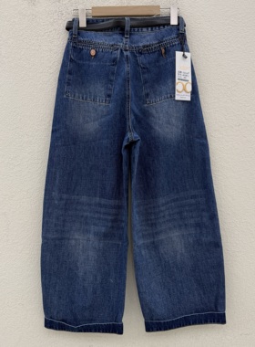 JEANS欧货61159浅蓝色九分直筒牛仔裤女水洗弯刀裤2026夏新款