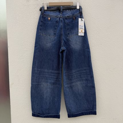 厂家福利JEANS欧货61159浅蓝色九分直筒牛仔裤女水洗弯刀裤2026夏