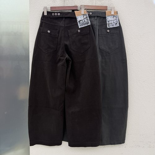 2026秋款JEANS红提子19099牛仔裤女弯刀裤高腰色布压线铆钉拖地裤