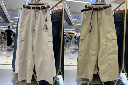 JEANS佐拿 芭度玄风61308 61309欧货显瘦工装弯刀裤宽松女牛仔裤