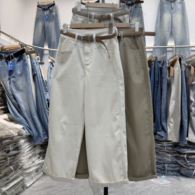 欧货A FASHION JEANS阿凡牛5612牛仔裤女九分直筒奶奶裤2026夏款