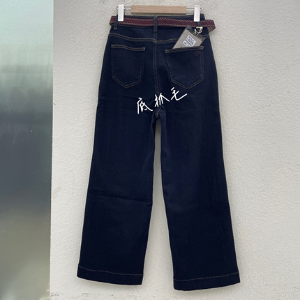 清仓特价阿凡牛5334 FASHION jeans普洗蓝薄绒窄版直筒牛仔裤女裤