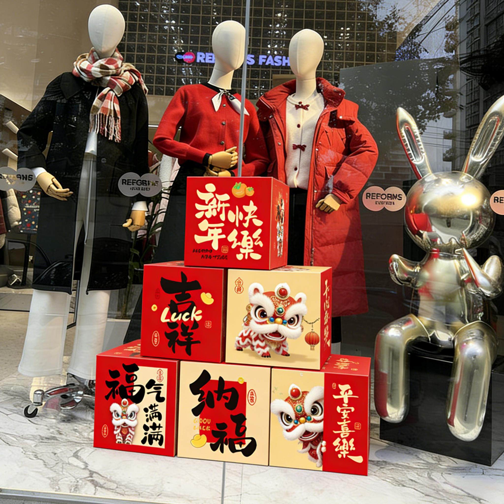 2026马年新年装饰春节店铺堆头盒子商场门店活动氛围布置摆件套装,节庆用品/礼品,节日装扮用品,淘宝优惠券,粉丝福利购,淘宝优惠卷