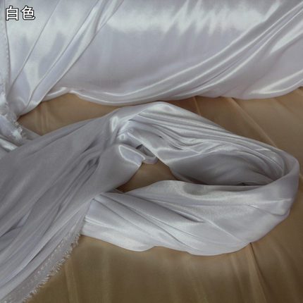 串串喜婚庆用品 珠光冰丝 冰绸布料窗帘婚庆纱幔 舞台布背景布5米