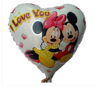 串串喜 铝膜异型卡通气球 婚庆结婚场景布置气球 儿童玩具用品