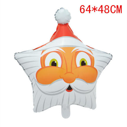 圣诞节铝膜气球南瓜卡通万圣节鬼节派对装饰场地布置玩具气球