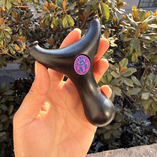 户外狮嘴兽竞技扁皮弹猎弓上手快飞虎叉树脂弹弓反曲龅牙包邮