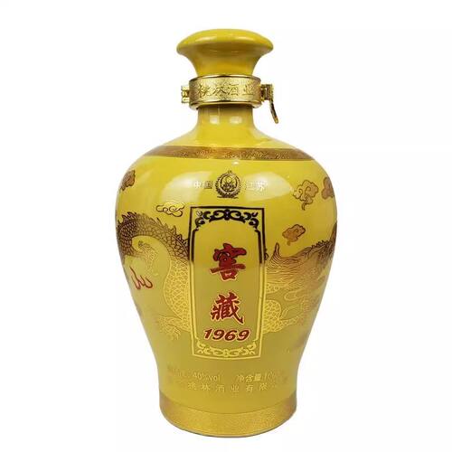 江苏桃林酒业40度浓香型经典白酒江苏金奖产品窖藏1969绵柔淡雅