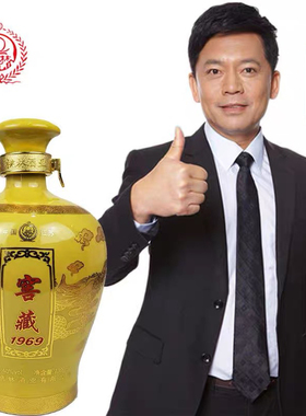 一壶老酒江苏金奖产品桃林酒业浓香型白酒40度窖藏1969升级加量版