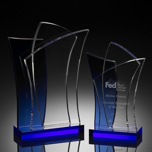 东南水晶原创设计精工奖牌高端授权加盟牌定制定做免费刻字制作