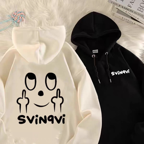 2025新款儿童宽松连帽卫衣女童春秋季中大童洋气加绒亲子装上衣服