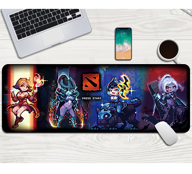 刀塔2同人米粉像素风胶垫鼠标垫