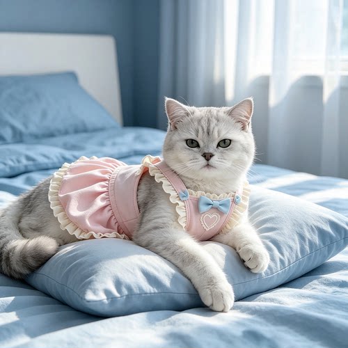 狗狗猫咪裙子宠物衣服漂亮公主裙夏款小型犬透气舒适新款幼犬背心