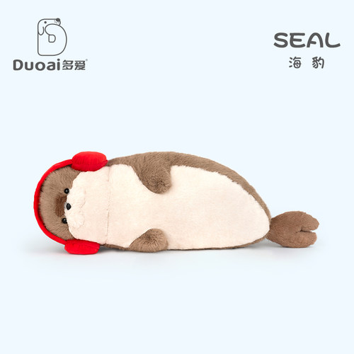 多爱原创耳机海豹毛绒