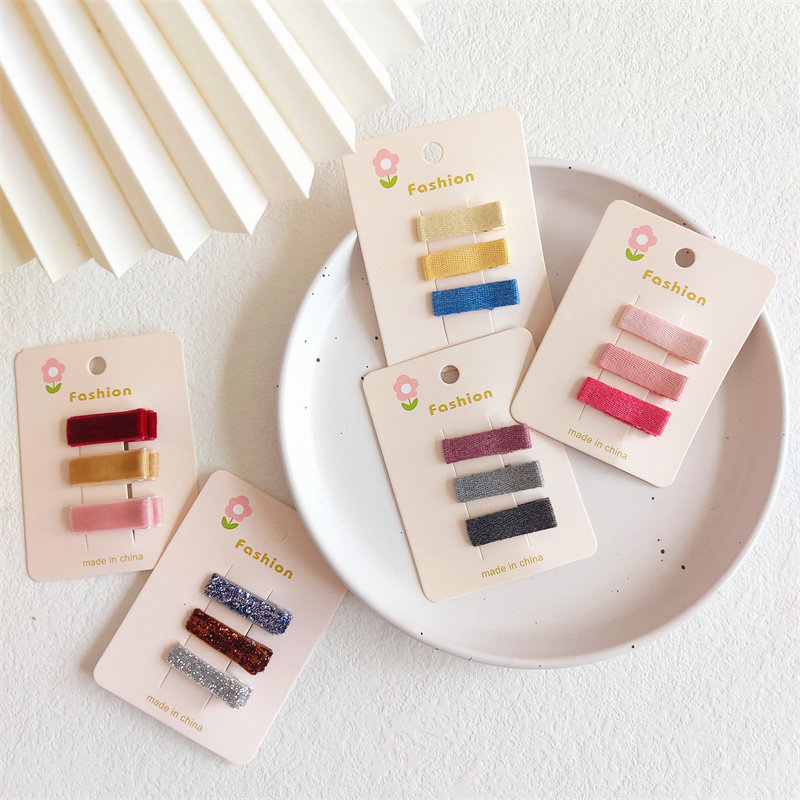 儿童简约平夹全包布彩色不伤发刘海夹婴幼女孩手工发饰基础夹发卡,童装/婴儿装/亲子装,发饰,淘宝优惠券,粉丝福利购,淘宝优惠卷