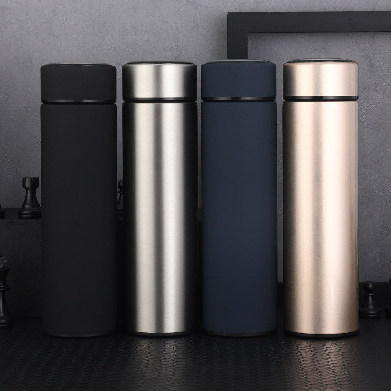 日本进口虎牌日式保温杯316不锈钢500ml高档礼物商务泡茶杯子礼品