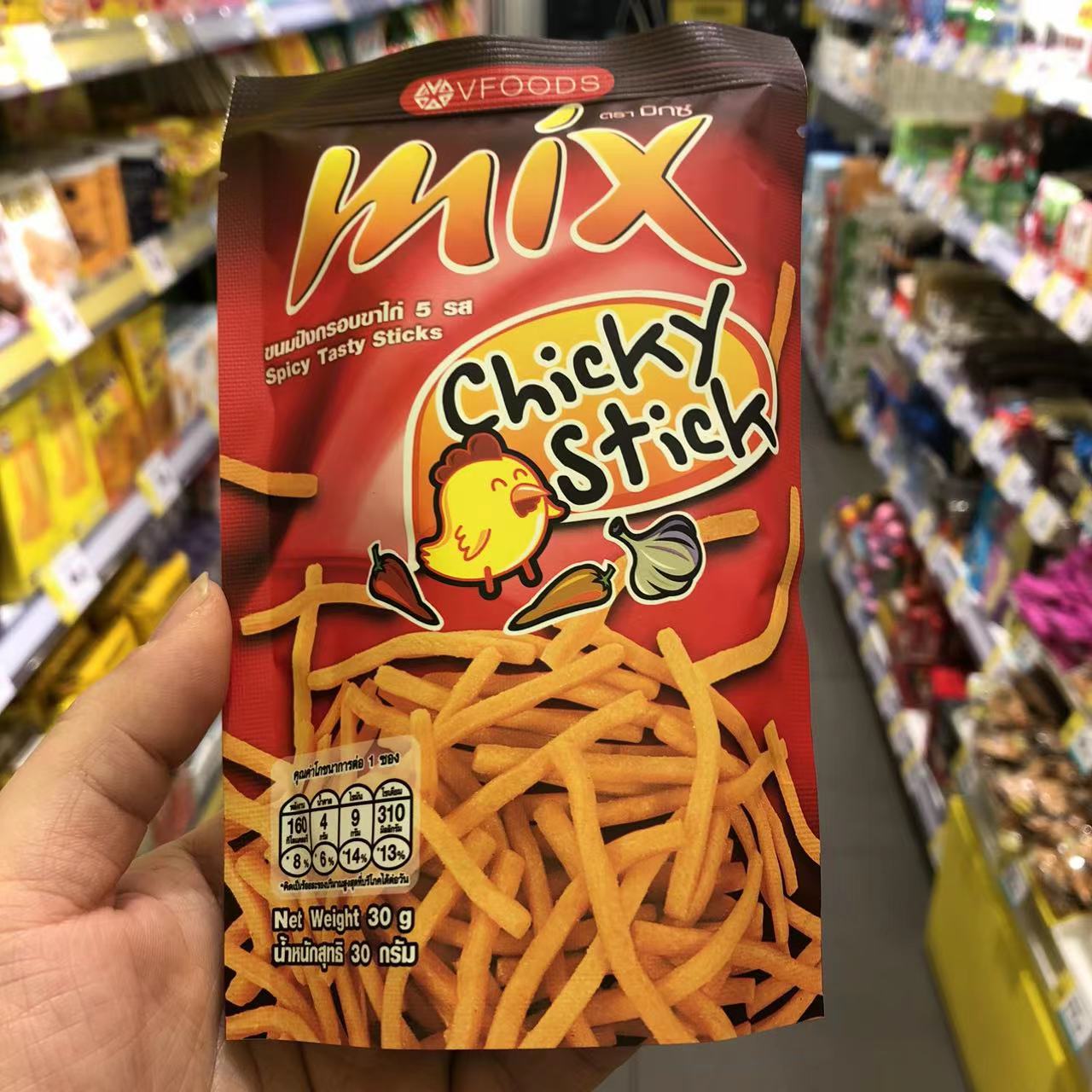 VFOODSMIX香辣鸡味脆脆条小点心