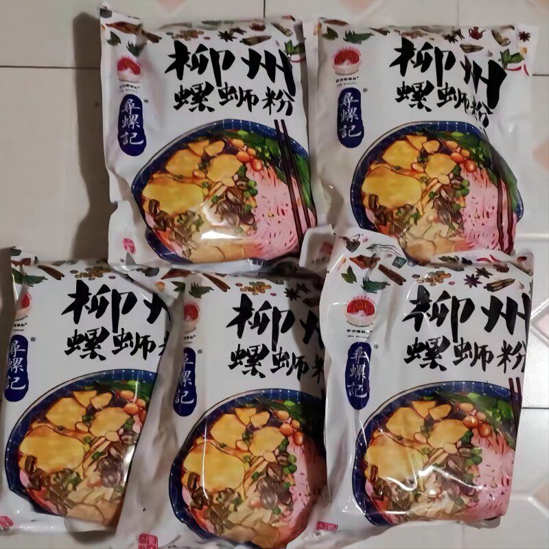 寻螺记原味螺蛳粉网红柳州正宗300g*5袋包速食酸辣米线螺蛳狮丝粉
