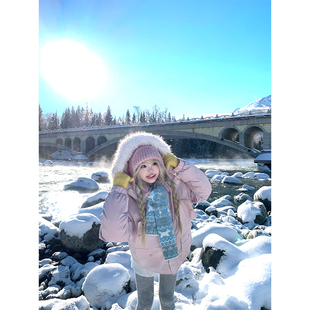 棉衣男女秋冬休闲百搭保暖厚外套 复古大毛领连帽工装 JMJ 美式